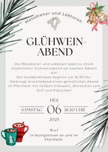 Glühweinabend Königshoven 2025