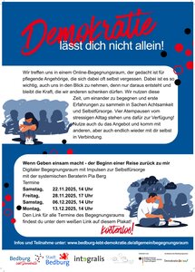 Demokratie lässt dich nicht allein - Online-Workshops