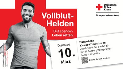 Blutspende 10. März 2026