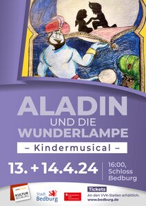 Plakat Aladin und die Wunderlampe – Kindermusical