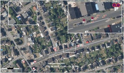 Schützenfest Kaster: Vollsperrung Friedrich-Ebert-Straße (VZ-Plan) Schützenfest Kaster: Vollsperrung Friedrich-Ebert-Straße (VZ-Plan)