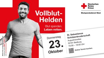 Blutspende in der Augustinerallee! Blutspende in der Augustinerallee!