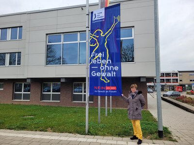Nein zu Gewalt an Frauen