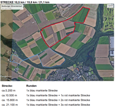 Straßensperrung TV Bedburg Silvesterlauf