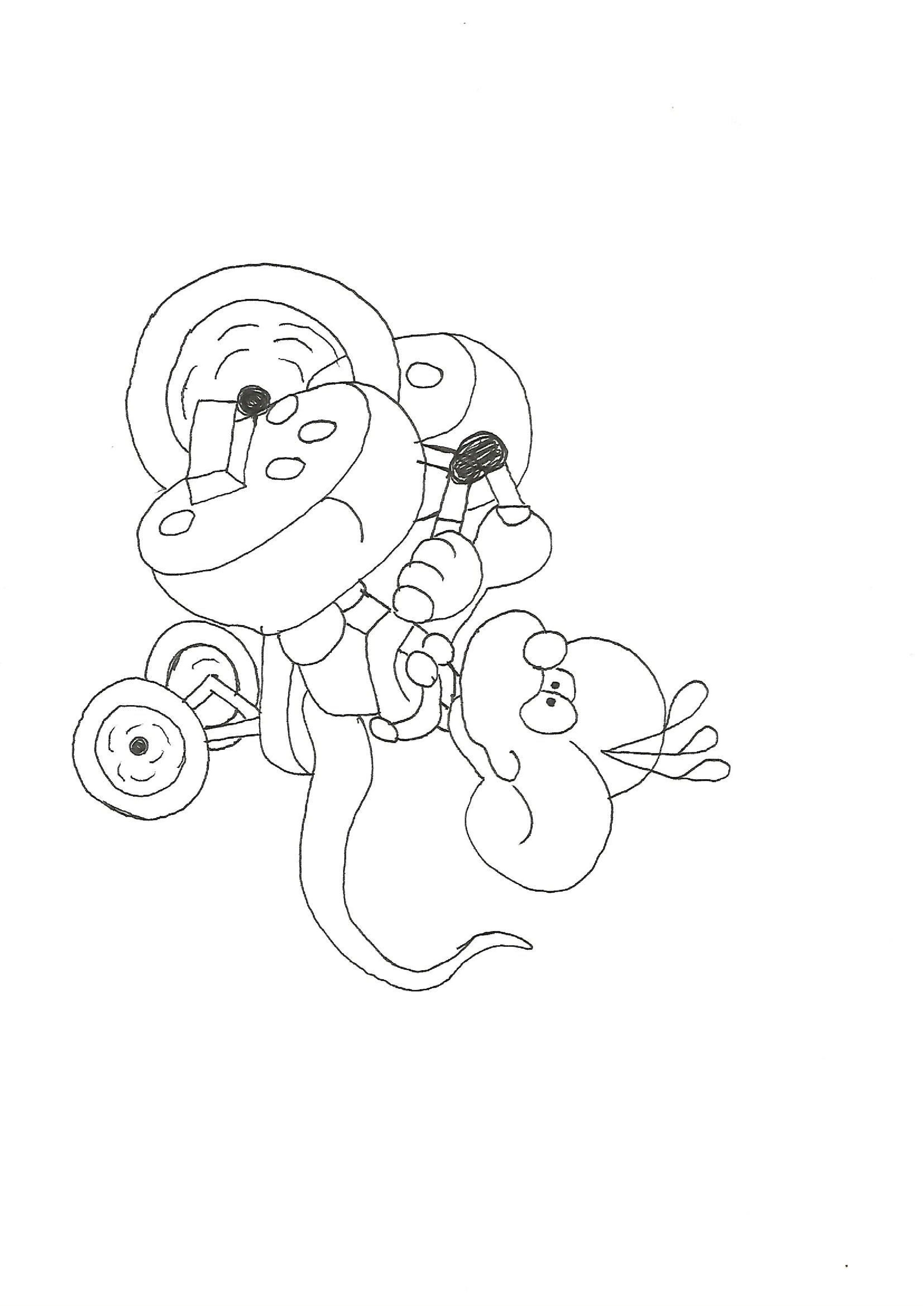 Ausmalbild Pusteblume