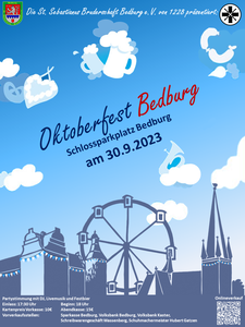 Plakat Oktoberfest Bedburg