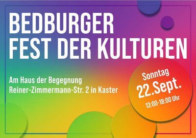 Fest der Kulturen - Aufruf