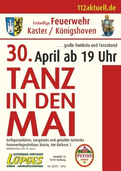 Tanz in den Mai 2019 der Freiwilligen Feuerwehr Kaster Königshoven