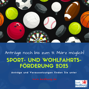 Sport- und Wohlfahrtsförderung 2025