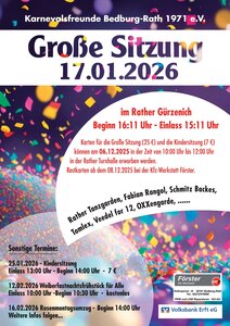 Große Sitzung in Rath