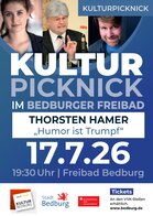 Thorsten Hammer - Humor ist Trumpf beim Kulturpicknick im Freibad Thorsten Hammer - Humor ist Trumpf beim Kulturpicknick im Freibad