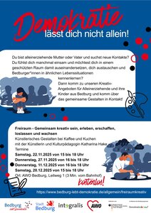 Demokratie lässt dich nicht allein - Gemeinsam Kreativ